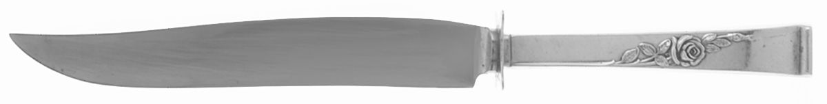 Classic Rose (Sterling, 1954) Small Steak Carving Knife with Stainless Blade by Reed & Barton-1