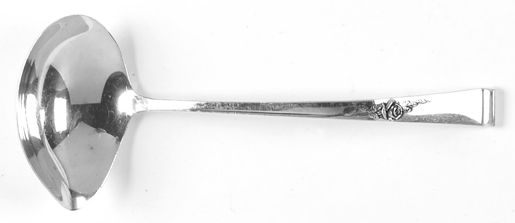 Classic Rose (Sterling, 1954) Solid Piece Cream Ladle by Reed & Barton-1