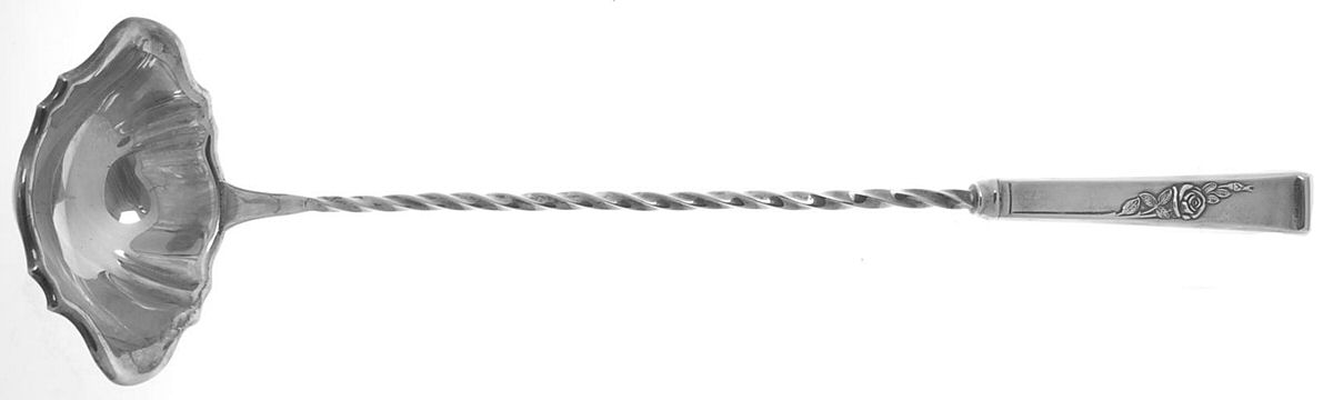 Classic Rose (Sterling, 1954) Hollow Handle Punch Ladle with Solid Bowl by Reed & Barton-1