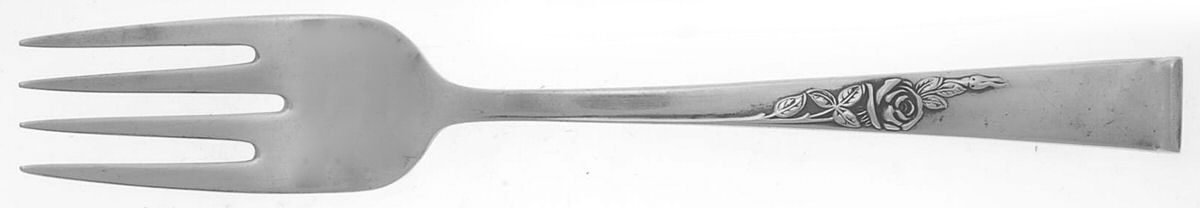 Classic Rose (Sterling, 1954) Individual Salad Fork by Reed & Barton-1