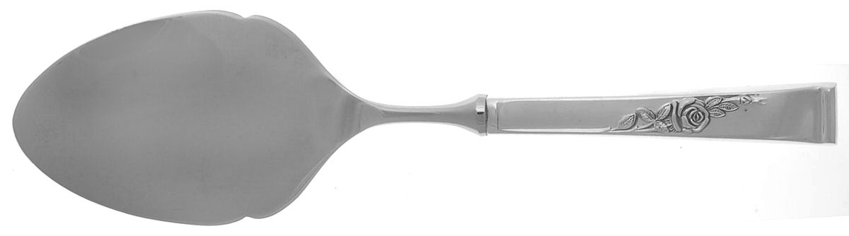 Classic Rose (Sterling, 1954) Pastry Server with Stainless Blade by Reed & Barton-1