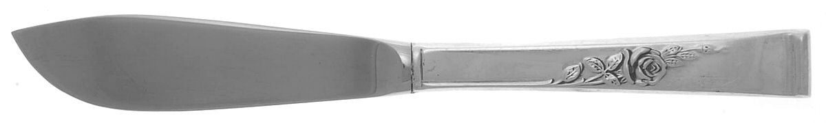 Classic Rose (Sterling, 1954) Hollow Handle Master Butter Knife by Reed & Barton-1