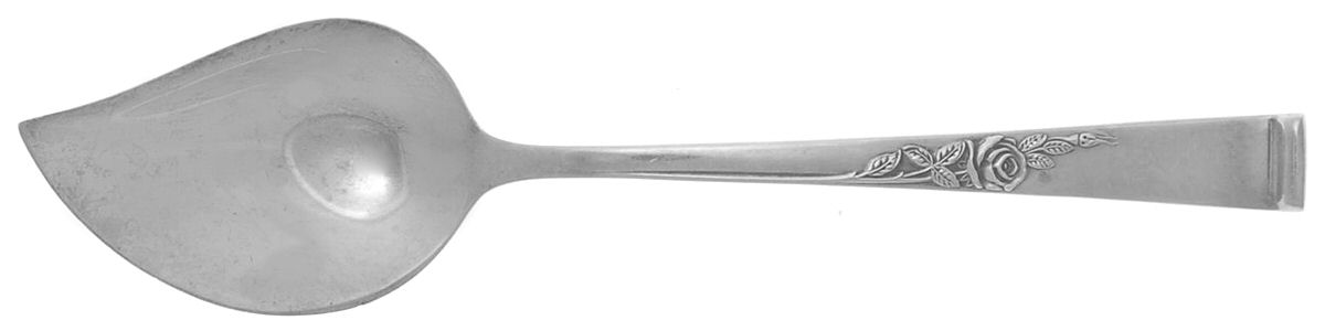 Classic Rose (Sterling, 1954) Large Solid Jelly Server by Reed & Barton-1