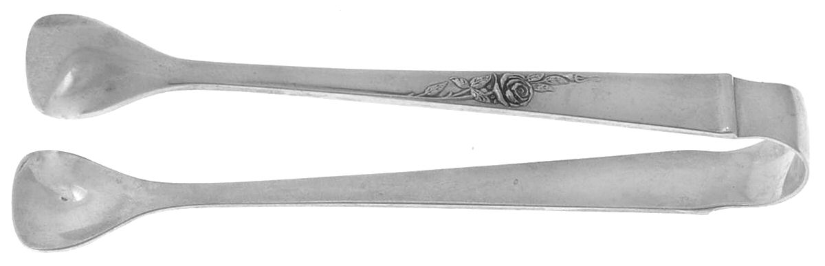 Classic Rose (Sterling, 1954) Sugar Tongs by Reed & Barton-1