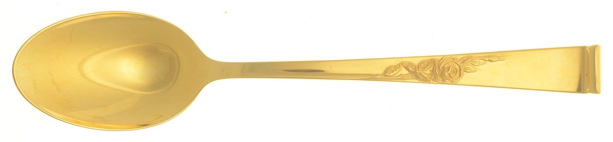 Classic Rose-Gold (Sterling, Gold Vermeil, 1954) Teaspoon by Reed & Barton-1