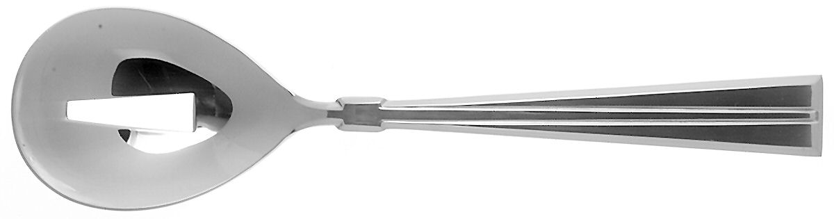 Costa Brava (Stainless) Pierced Tablespoon (Serving Spoon) by Reed & Barton-1