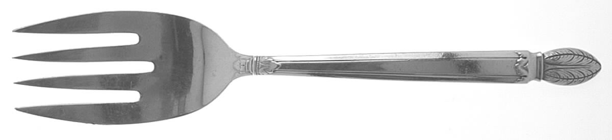 Colonial Classic (Sterling, 1937) Medium Solid Cold Meat Serving Fork by Reed & Barton-1
