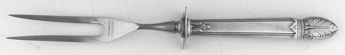 Colonial Classic (Sterling, 1937) Small Steak Carving Fork with Stainless Prongs by Reed & Barton-1