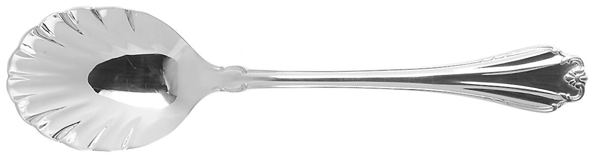 Country Charm (Silverplate, 1988) Sugar Shell Spoon by Reed & Barton-1