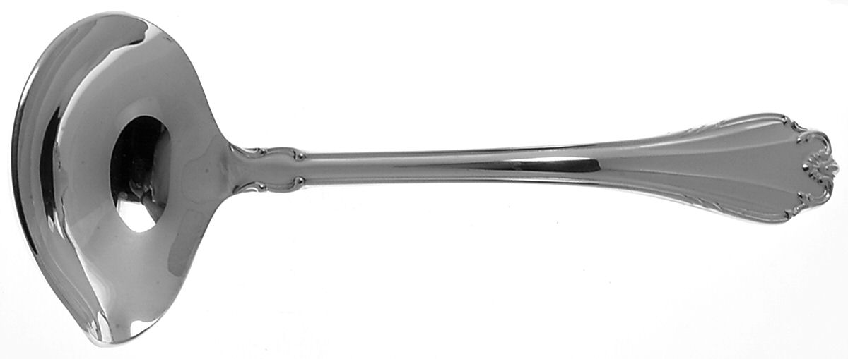 Country Charm (Silverplate, 1988) Solid Gravy Ladle by Reed & Barton-1