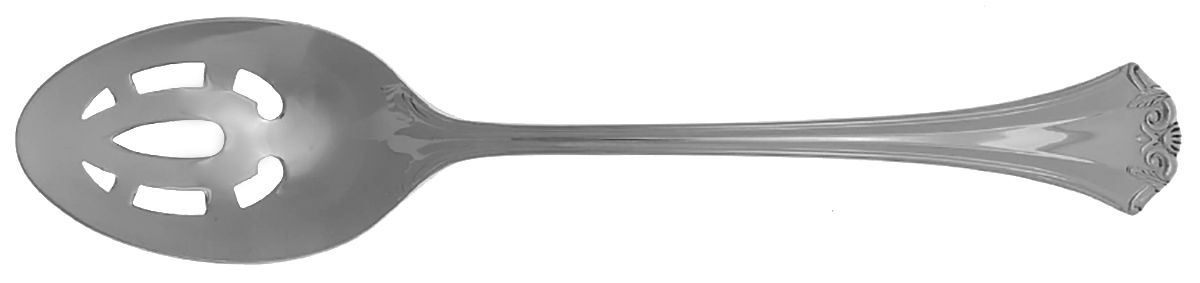 Country French (Stainless, 1984) Pierced Tablespoon (Serving Spoon) by Reed & Barton-1