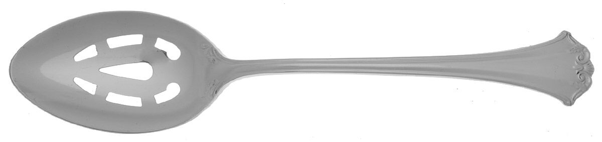 Country French (Stainless, 1984) Pierced Tablespoon (Serving Spoon) HC by Reed & Barton-1