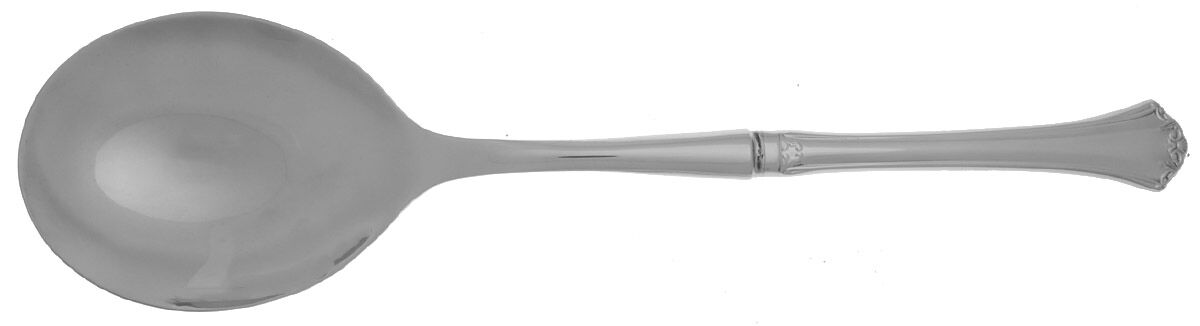 Country French (Stainless, 1984) Casserole Spoon with Smooth Stainless Bowl HC by Reed & Barton-1