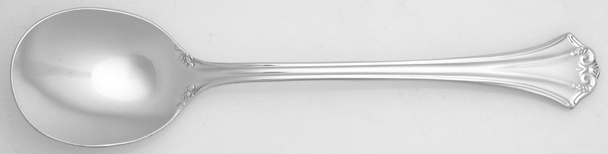 Country French (Stainless, 1984) Round Bowl Soup Spoon (Cream Soup) HC by Reed & Barton-1