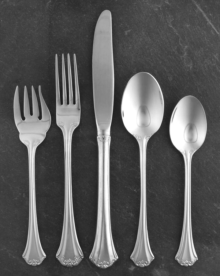 Country French (Stainless, 1984) 40 Piece Estate Set by Reed & Barton-1
