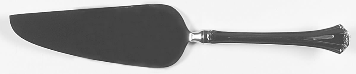 Country French (Stainless, 1984) Pie and Cake Server with Stainless Blade HC by Reed & Barton-1