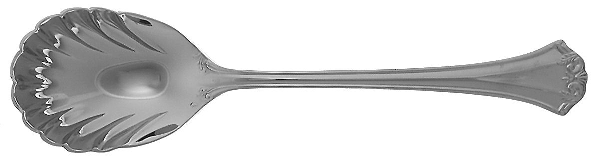 Country French (Stainless, 1984) Sugar Shell Spoon by Reed & Barton-1