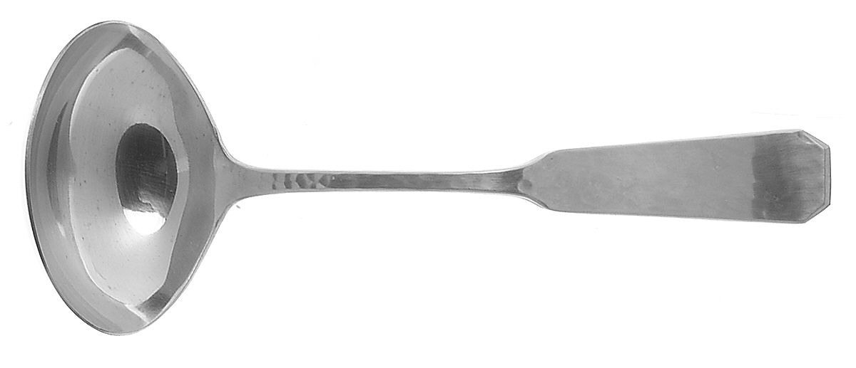 Colonial Forge (Stainless, 1976) Solid Gravy Ladle by Reed & Barton-1