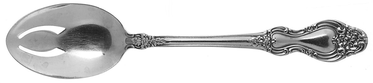 Colonial French (Stainless, 1975) Pierced Tablespoon (Serving Spoon) by Reed & Barton-1