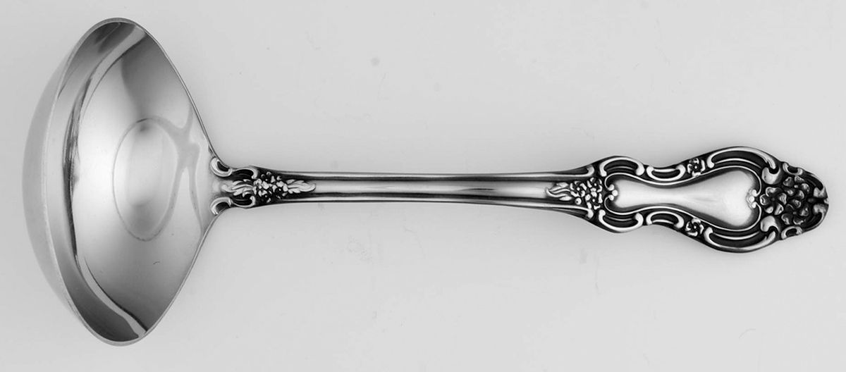 Colonial French (Stainless, 1975) Solid Gravy Ladle by Reed & Barton-1