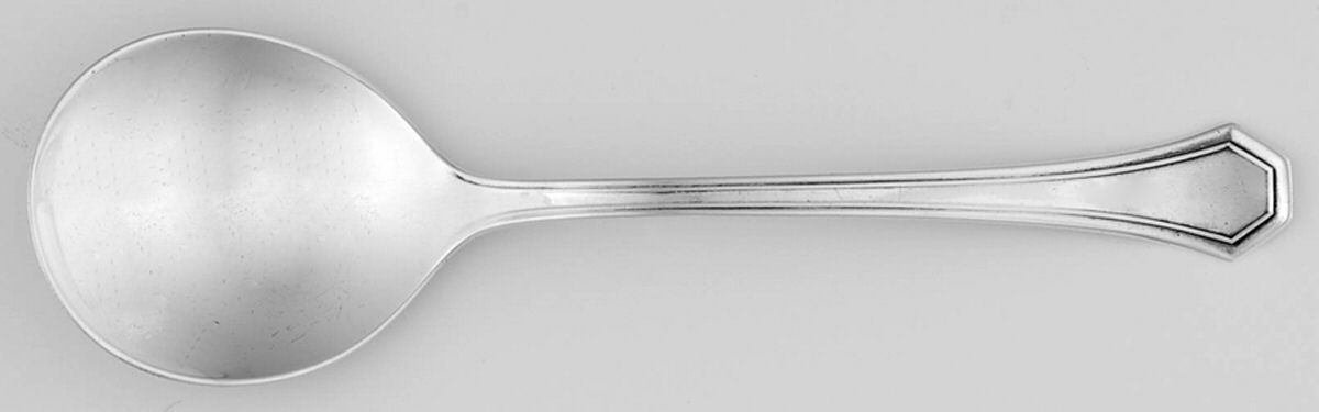 Columbia (Sterling, 1912) Round Bowl Soup Spoon (Bouillon) by Reed & Barton-1