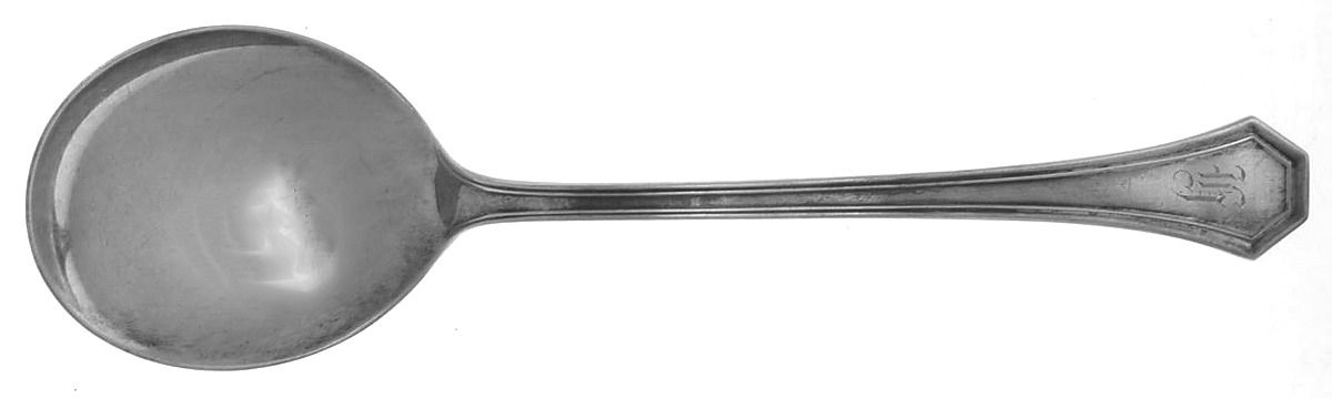 Columbia (Sterling, 1912) Round Bowl Soup Spoon (Gumbo) by Reed & Barton-1