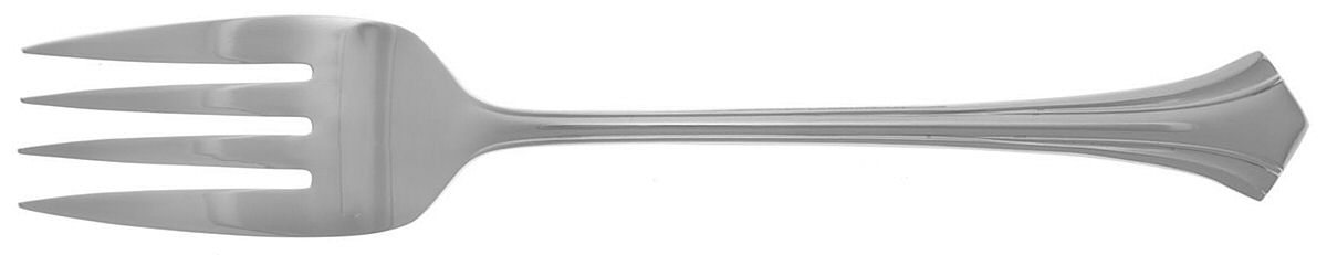 Colonnade (Stainless) Medium Solid Cold Meat Serving Fork by Reed & Barton-1