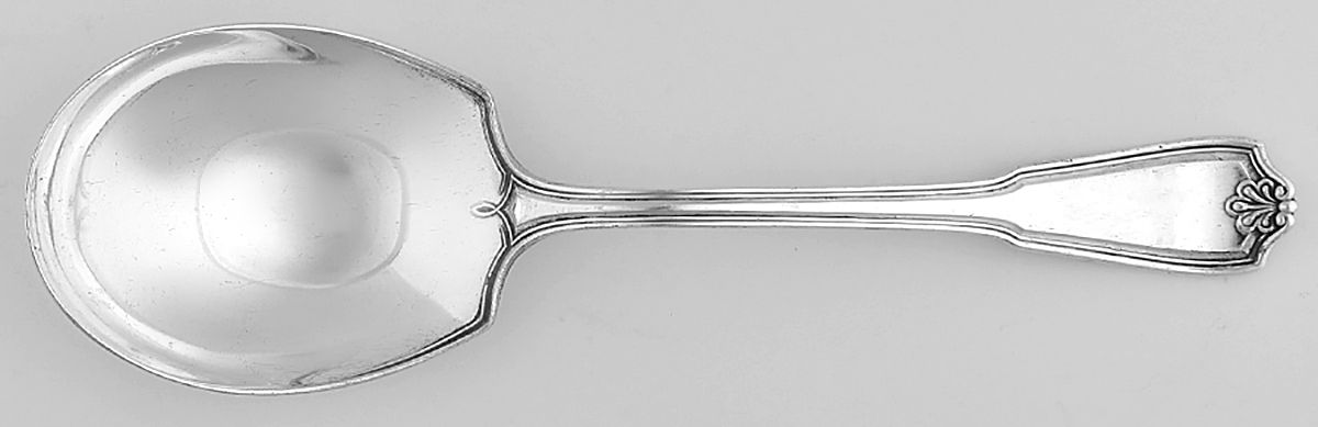 Commonwealth (Silverplate, 1939) Solid Smooth Casserole Spoon by Reed & Barton-1