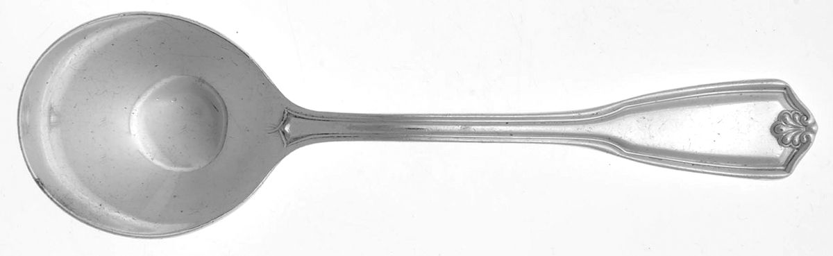 Commonwealth (Silverplate, 1939) Round Bowl Soup Spoon (Bouillon) by Reed & Barton-1