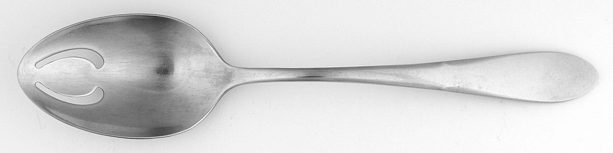Colonial Modern Pierced Tablespoon (Serving Spoon) by Reed & Barton-1