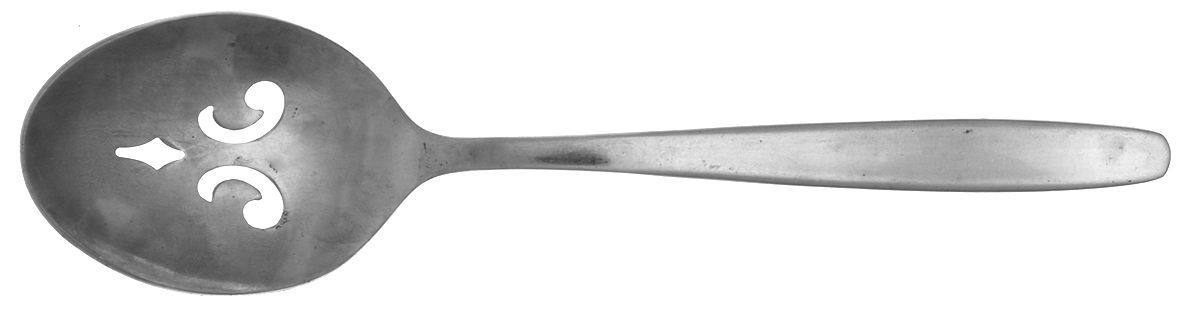 Consel (Stainless, Japan) Pierced Tablespoon (Serving Spoon) by Reed & Barton-1