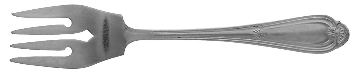 Corsican (Silverplate) Monogram Individual Salad Fork by Reed & Barton-1