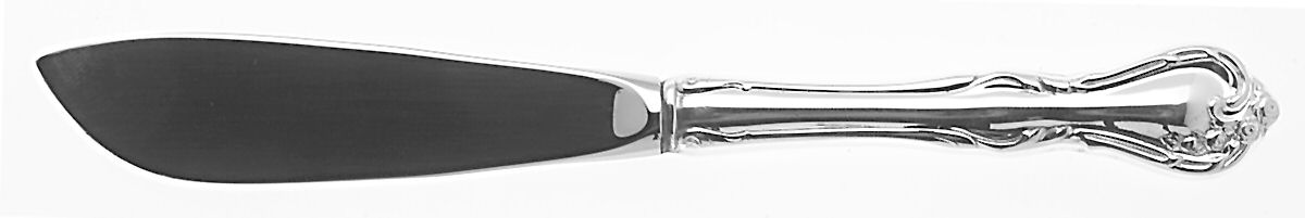 Cottage Rose (Silverplate, 1985) Hollow Handle Master Butter Knife by Reed & Barton-1