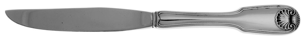 Colonial Shell (Stainless, 1961) Steak Knife Individual Hollow, No Serrate HC by Reed & Barton-1