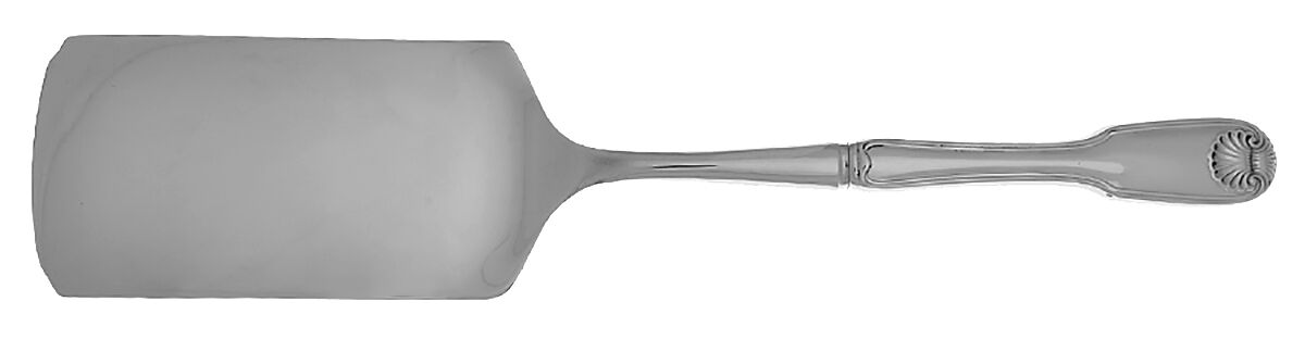 Colonial Shell (Stainless, 1961) Lasagna Server with Stainless Blade HC by Reed & Barton-1