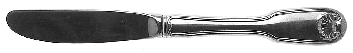 Colonial Shell (Stainless, 1961) Modern Hollow Butter Spreader (Stainless) by Reed & Barton-1