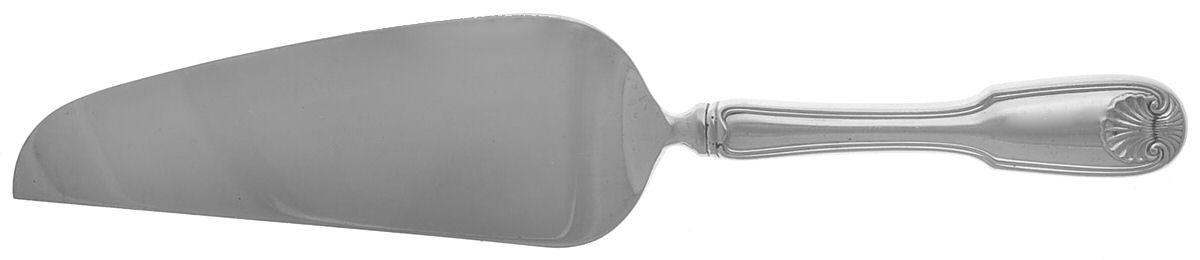 Colonial Shell (Stainless, 1961) Pie & Cake Server with Stainless Blade by Reed & Barton-1