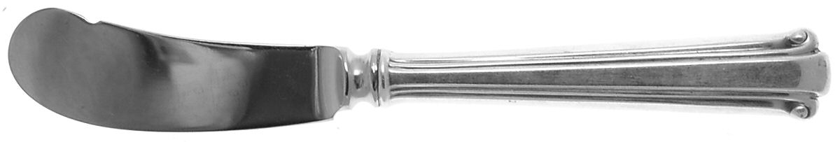 Cotillion (Sterling, 1938) Butter Spreader Hollow Hdl-Paddle/Stainless Blade by Reed & Barton-1