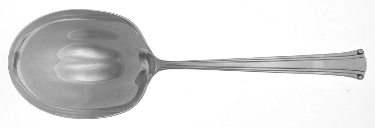 Cotillion (Sterling, 1938) Solid Salad Serving Spoon by Reed & Barton-1