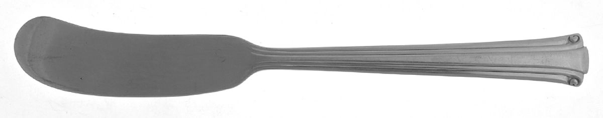 Cotillion (Sterling, 1938) Flat Handle Butter Spreader by Reed & Barton-1