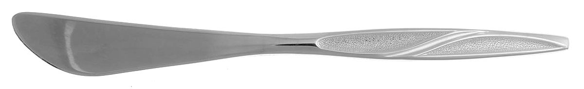 Crescendo (Stainless, Textured) Flat Handle Butter Spreader by Reed & Barton-1