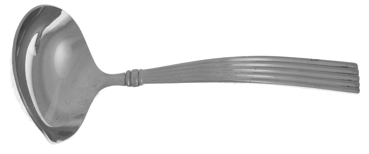 Crescendo (Stainless, Glossy) Solid Gravy Ladle by Reed & Barton-1
