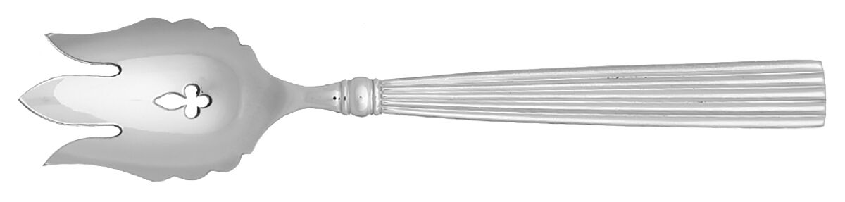 Crescendo (Stainless, Glossy) Vegetable Serving Fork Solid  HC by Reed & Barton-1
