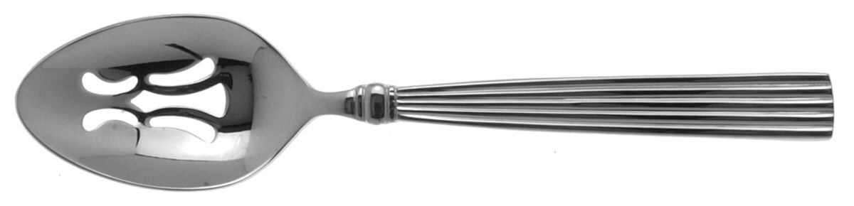 Crescendo (Stainless, Glossy) Pierced Tablespoon (Serving Spoon) by Reed & Barton-1