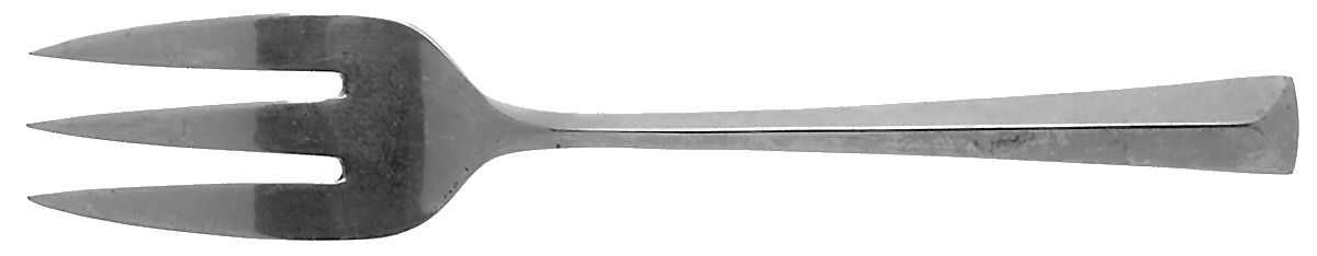 Crest (Stainless) Medium Solid Cold Meat Serving Fork by Reed & Barton-1