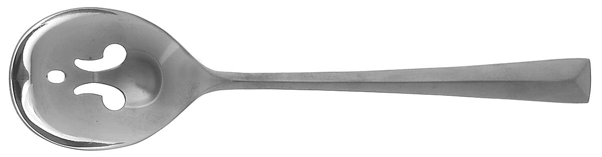 Crest (Stainless) Pierced Tablespoon (Serving Spoon) by Reed & Barton-1
