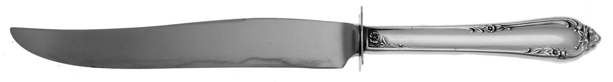 Dancing Flowers (Sterling, 1950) Small Steak Carving Knife with Stainless Blade by Reed & Barton-1