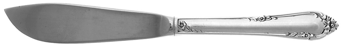 Dancing Flowers (Sterling, 1950) Hollow Handle Master Butter Knife by Reed & Barton-1