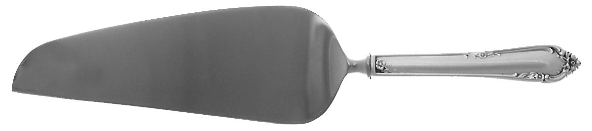 Dancing Flowers (Sterling, 1950) Pie & Cake Server with Stainless Blade by Reed & Barton-1