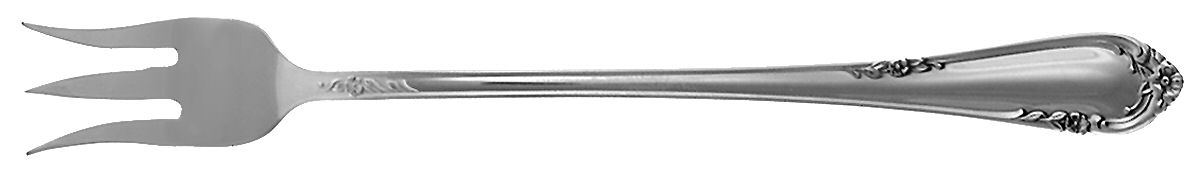 Dancing Flowers (Sterling, 1950) Cocktail/Seafood Fork by Reed & Barton-1